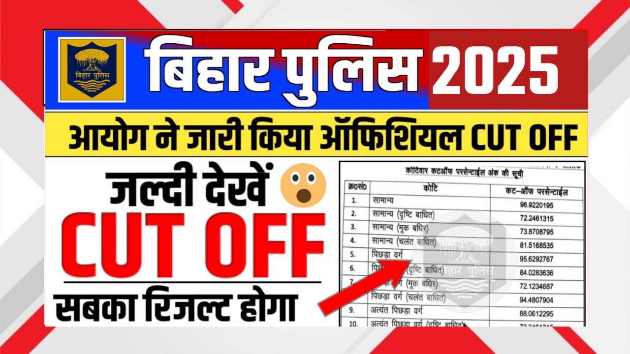 Bihar Police Cutoff 2025