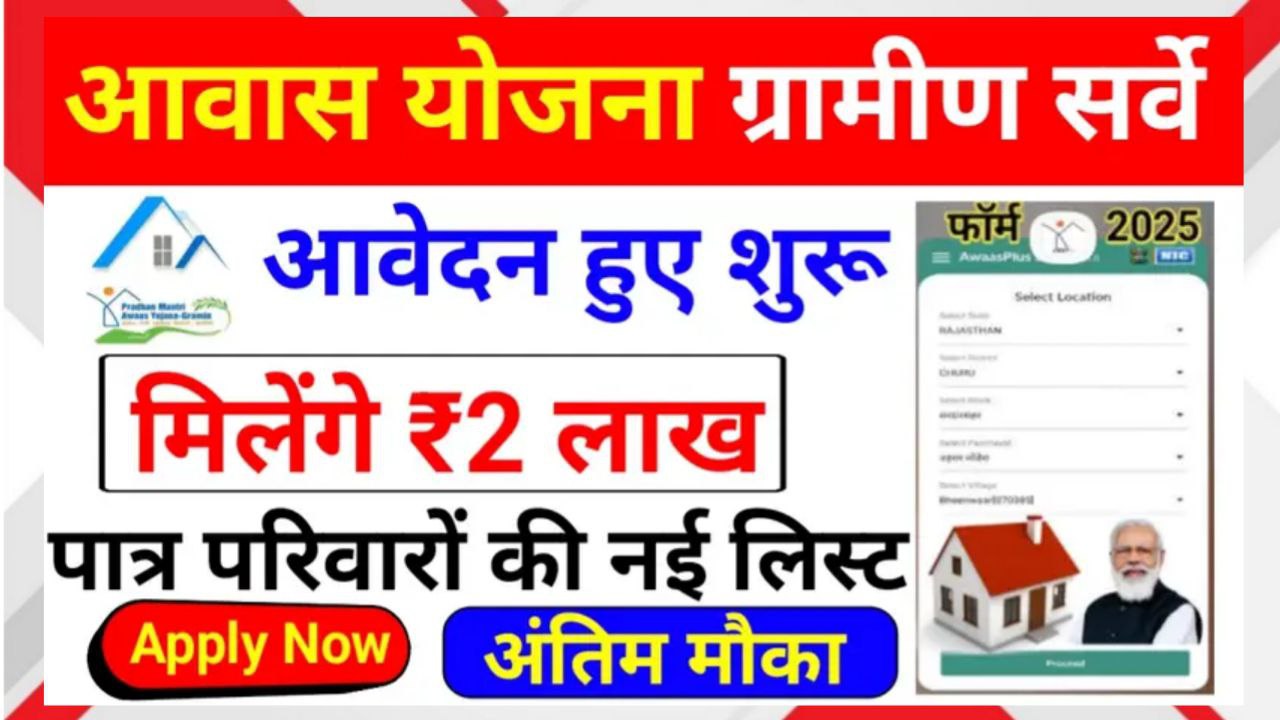 Awas Yojana Gramin Survey 2025